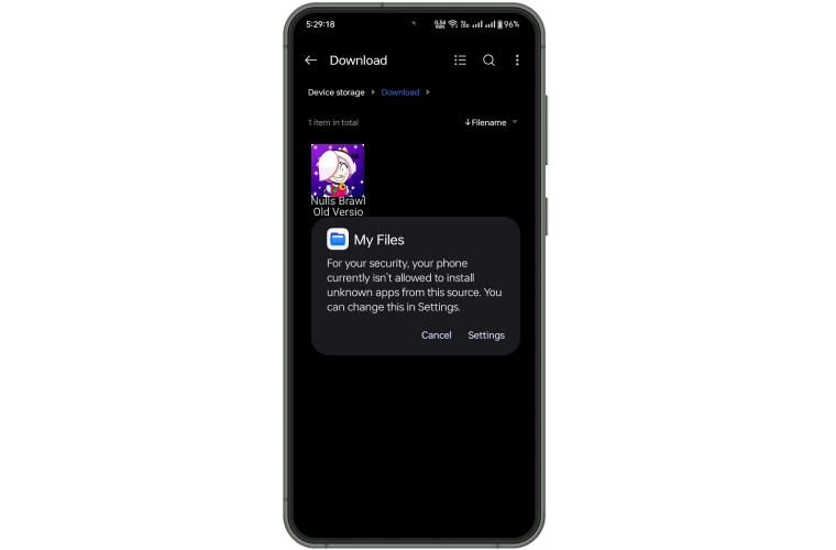 Nulls Brawl Old Version APK – 100% All Working Versions 2026 12 Configurar as definições da versão anterior do Nulls Brawl