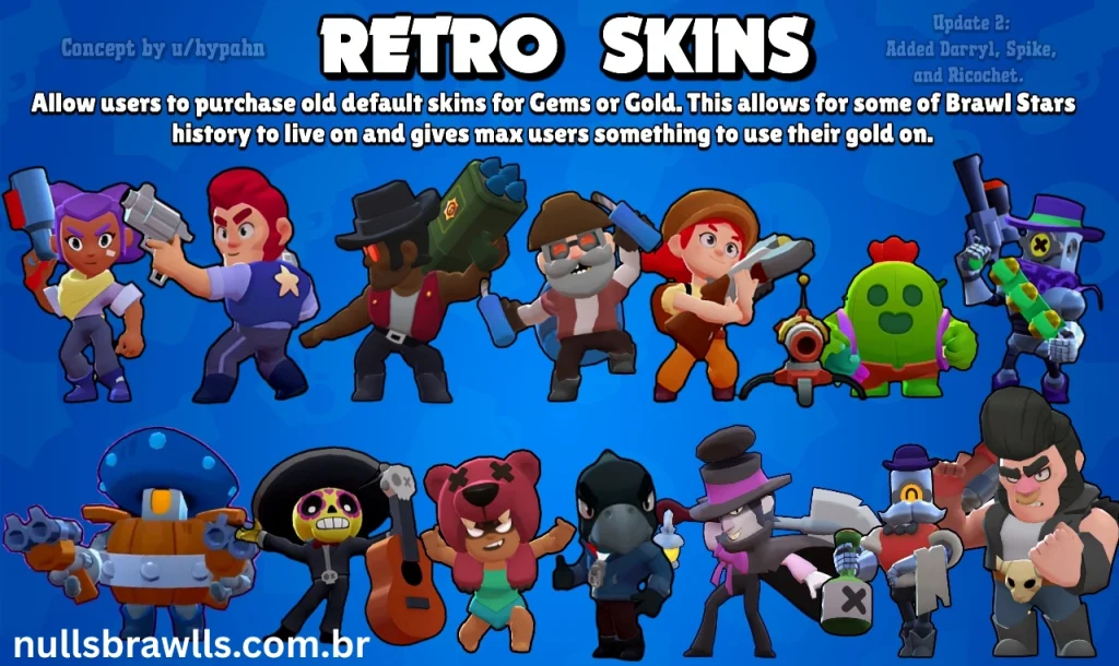 Skins premium disponíveis gratuitamente