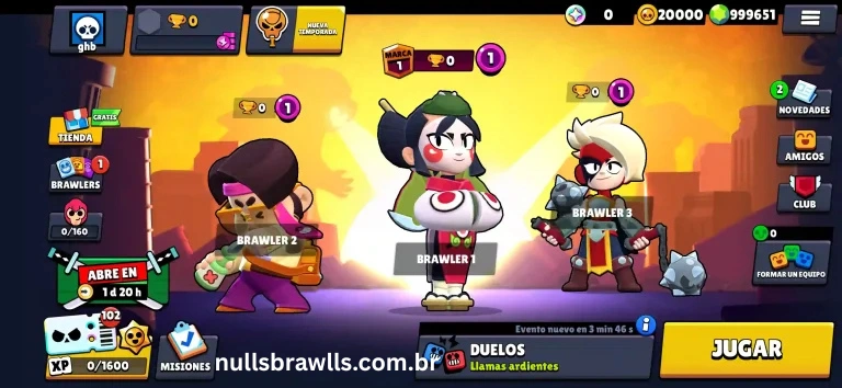 Todos os lutadores desbloqueados